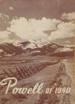 1940 Powell County High School Yearbook from Deer lodge, Montana cover image