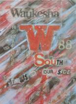 Waukesha South High School 1988 yearbook cover photo