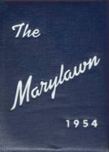 Marylawn of the Oranges High School 1954 yearbook cover photo