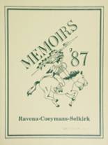 Ravena-Coeymans-Selkirk High School 1987 yearbook cover photo