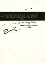 Coffee High School 1987 yearbook cover photo