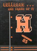 Hurley High School 1985 yearbook cover photo