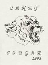 Caney High School 1992 yearbook cover photo