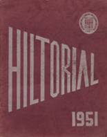 Hilton High School 1951 yearbook cover photo