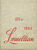 Lowell High School 1952 yearbook cover photo