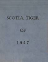 Scotia Consolidated High School 1947 yearbook cover photo