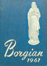 St. Francis Borgia High School 1961 yearbook cover photo