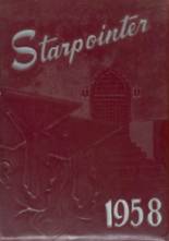 Starpoint High School 1958 yearbook cover photo