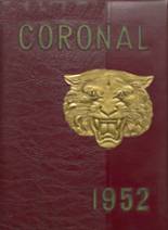 Corona High School 1952 yearbook cover photo