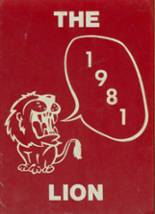 Weir High School 1981 yearbook cover photo