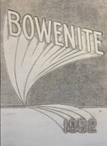 Bowen High School 1952 yearbook cover photo