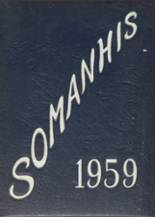 Manchester High School 1959 yearbook cover photo