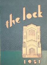 Lockport Township High School 1951 yearbook cover photo