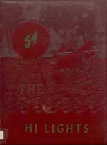 1954 Hadley-Luzerne High School Yearbook from Lake luzerne, New York cover image
