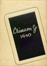 Newton Bateman High School 1940 yearbook cover photo