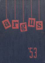 Huntingdon Area High School 1953 yearbook cover photo