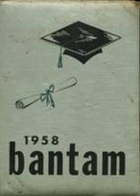 University High School 1958 yearbook cover photo