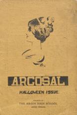 Argos Community High School 1911 yearbook cover photo