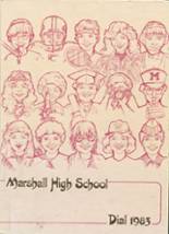 Marshall High School 1983 yearbook cover photo