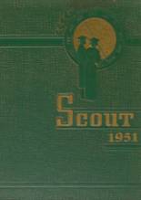 David City High School 1951 yearbook cover photo