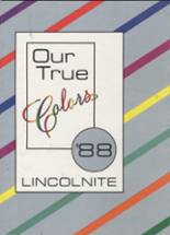 1988 Lincoln Community High School Yearbook from Lincoln, Illinois cover image