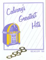 Calvary Baptist Day School 1988 yearbook cover photo