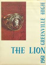 Greenville High School 1961 yearbook cover photo