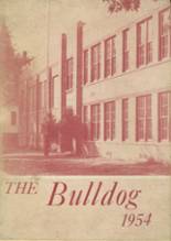 Sanborn Community School 1954 yearbook cover photo