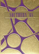 Southern High School 1968 yearbook cover photo