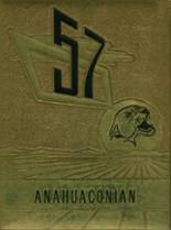 Anahuac High School 1957 yearbook cover photo