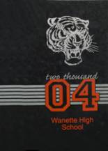 Wanette High School 2004 yearbook cover photo