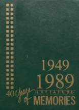 Latta High School 1989 yearbook cover photo
