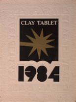 Claymont High School 1984 yearbook cover photo