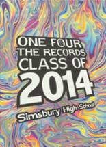 Simsbury High School 2014 yearbook cover photo