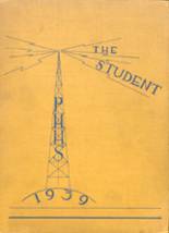 Port Huron High School 1939 yearbook cover photo