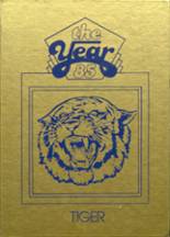 Crawfordsville High School 1985 yearbook cover photo
