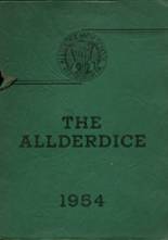 Allderdice High School 1954 yearbook cover photo