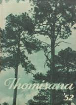 1952 Thomasville High School Yearbook from Thomasville, Alabama cover image