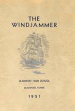 Searsport District High School 1951 yearbook cover photo