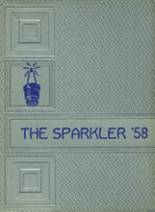 Sparkman High School 1958 yearbook cover photo