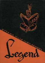 1957 Ottawa Hills High School Yearbook from Grand rapids, Michigan cover image