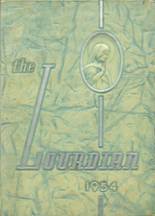 Lourdes High School 1954 yearbook cover photo
