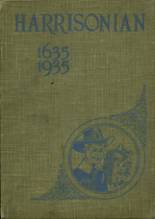 Harrison Technical High School 1935 yearbook cover photo