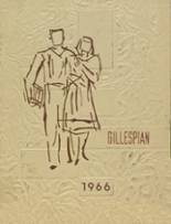 Gillespie Community High School 1966 yearbook cover photo
