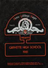 Gravette High School 1981 yearbook cover photo