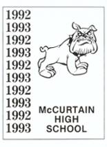 McCurtain High School 1993 yearbook cover photo