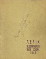 1945 Bloomington High School Yearbook from Bloomington, Illinois cover image
