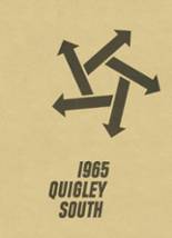 Quigley Preparatory Seminary South 1965 yearbook cover photo