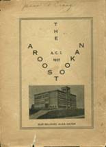Aroostook Central Institute High School 1937 yearbook cover photo