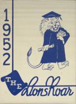 Lyons High School 1952 yearbook cover photo